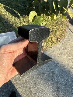 Rare Steel Railroad Rail Track Anvil Collectible Blacksmithing