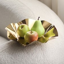 Modern art corrugated fruit plate ornament
