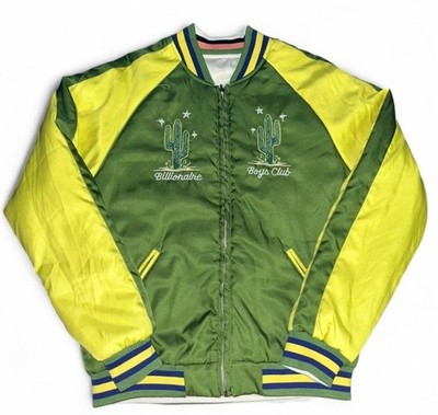 Billionaire Boys Club Men's Reversible Varsity Jacket Embroidered Colorblock 