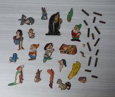 #Walt Disney - Vintage# Aimants pour jeu Aimanto Blanche Neige et les sept nains
