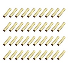 40Pcs 3x18mm Metal Shoelace Tips Column Shoelace Repair Cords End Tips Gold