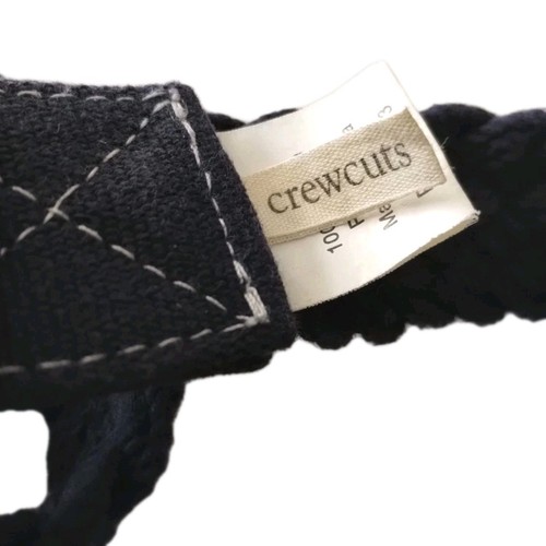 Crewcuts YOUTH Cotton Braided Woven D-Ring Belt Blue L/XL School Photo Camp Trip - Picture 7 of 10