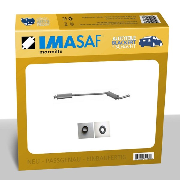 Imasaf Auspuff MSD Mitteltopf für Fiat Croma (154) 2500 D-image