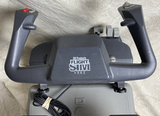 CH Products Flight Sim Yoke USB FSY211U Wired Controller AND Pro Pedals N085