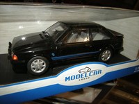 1:18 Modelcar Group Ford Escort Rs Turbo Mkiii 1985 Black/Schwarz In Ovp