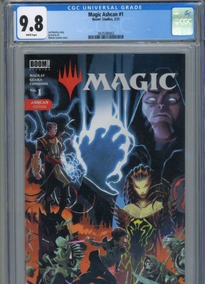 MAGIC ASHCAN #1 MT 9.8 CGC WHITE PAGES SCALERA COVER GUARA ART MACKAY STORY