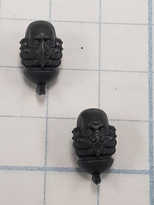 Legio Custodes Bits Venatari Sodality Bare Respirator Heads #0826 30k  