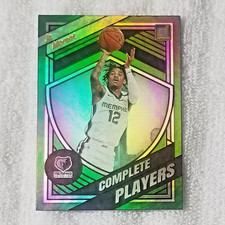 2020-21 Ja Morant Memphis Grizzlies Donruss Complete Players Green Flood #17