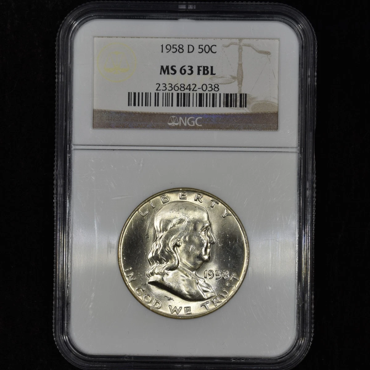MS 63 Graded 1958 Franklin Half Dollars (1948-1963) for sale | eBay