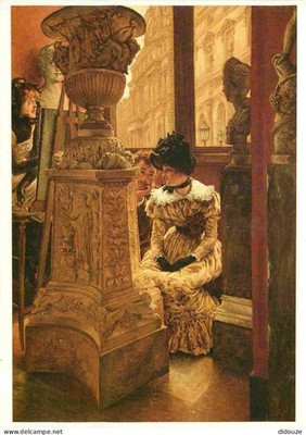Postcard - Art - Painting - James Tissot - Aesthetics - Barbican Art Gall