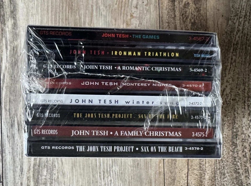 1995 John Tesh PBS "The Collection" (8 CD Set) 🌟 BRAND NEW 🆕 FACTORY SEALED!! Foto 2 de 4