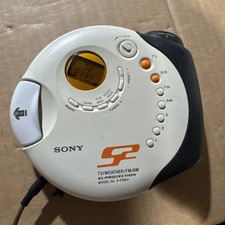 Sony S2 Sports Walkman Portable CD Player Weather/AM/FM Radio D-FS601 Tested