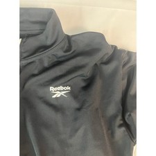 Reebok Jacket Full Zip Black White Color Bloc...
