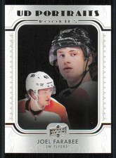 2019-20 Upper Deck UD Portraits #P52 Joel Farabee