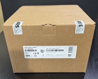 Axis P3225-V MKII Network Dome Security Camera 1080p Day/Night 0952-001 NEW