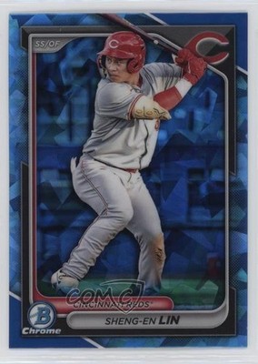 2024 Bowman Chrome Draft Sapphire Sheng-En Lin #BDC-147 0c3e