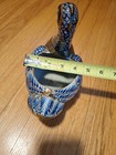 Vtg Handpainted Tonala Mexican Ceramic & Brass Clad Duck Figurine M 8"× 7"×4.5" — photo 7