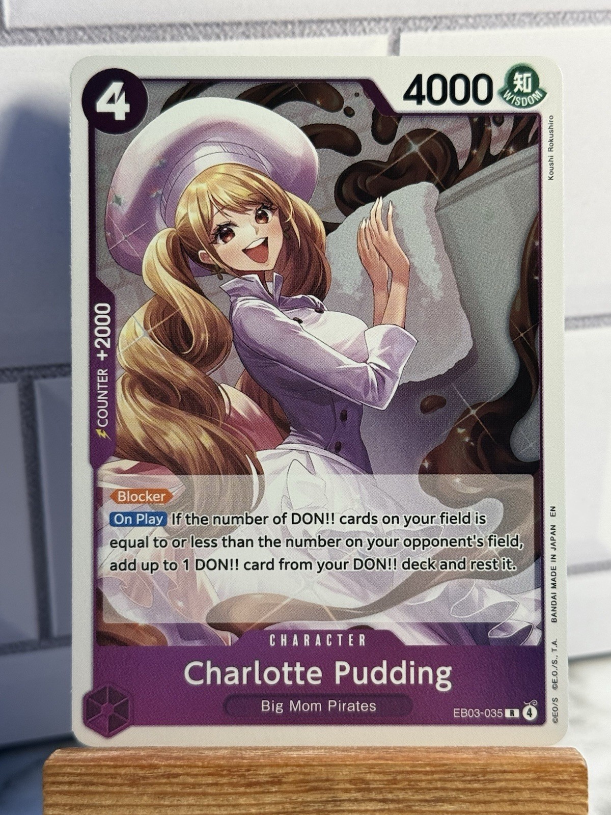 Charlotte Pudding EB03-035 Extra Booster: One Piece Heroines Edition Foil