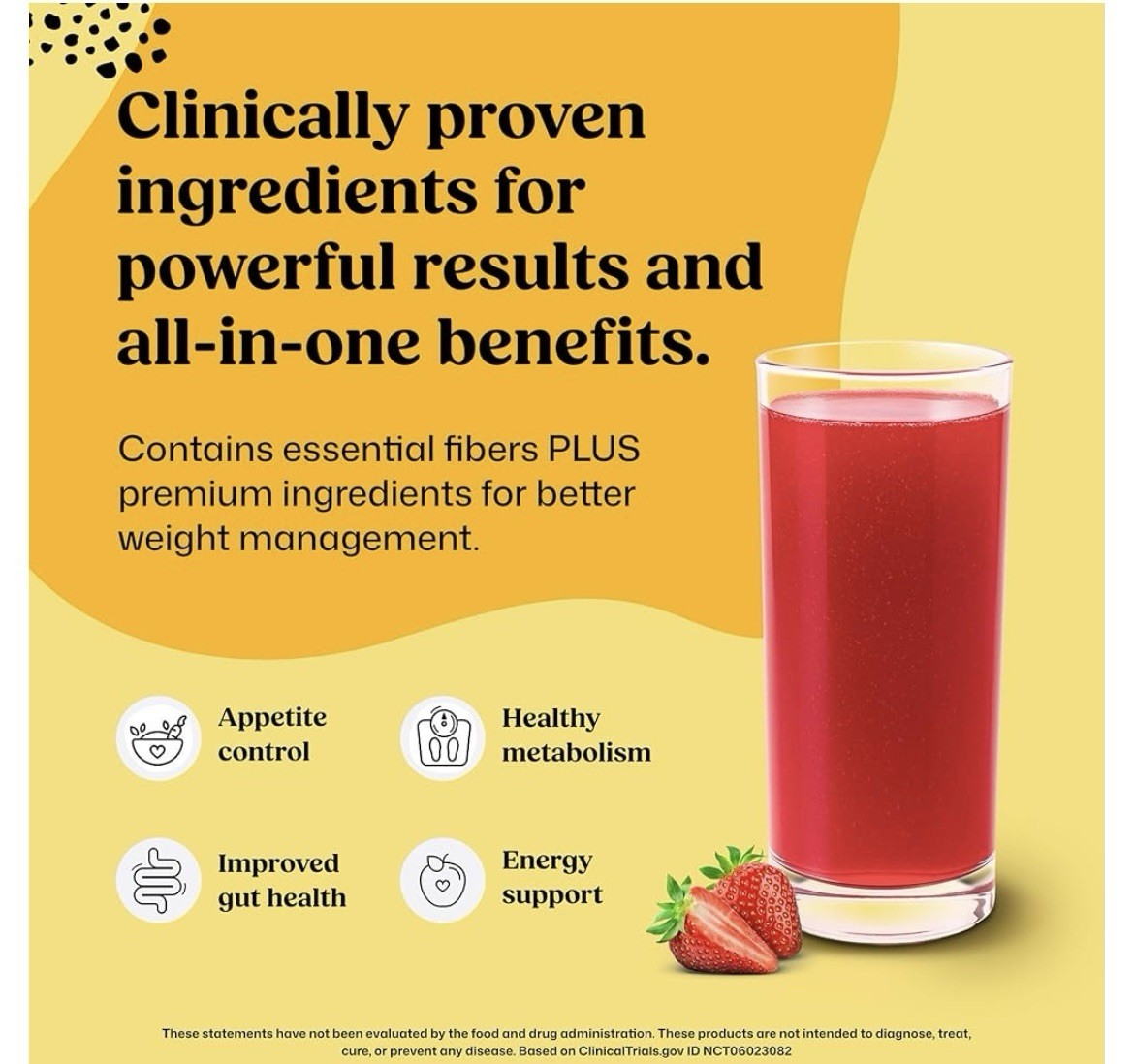 Colon Broom Premium Blend Supplement Powder Strawberry Flavor