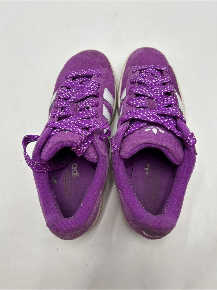 Women's Adidas Campus 00s Classic Shoes Size 10 Purple & White IF9616 - Image 4 of 4