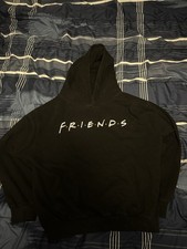 Friends Vintage 90's TV Show Sitcom Friends Hoodie Classic Black, Size Medium