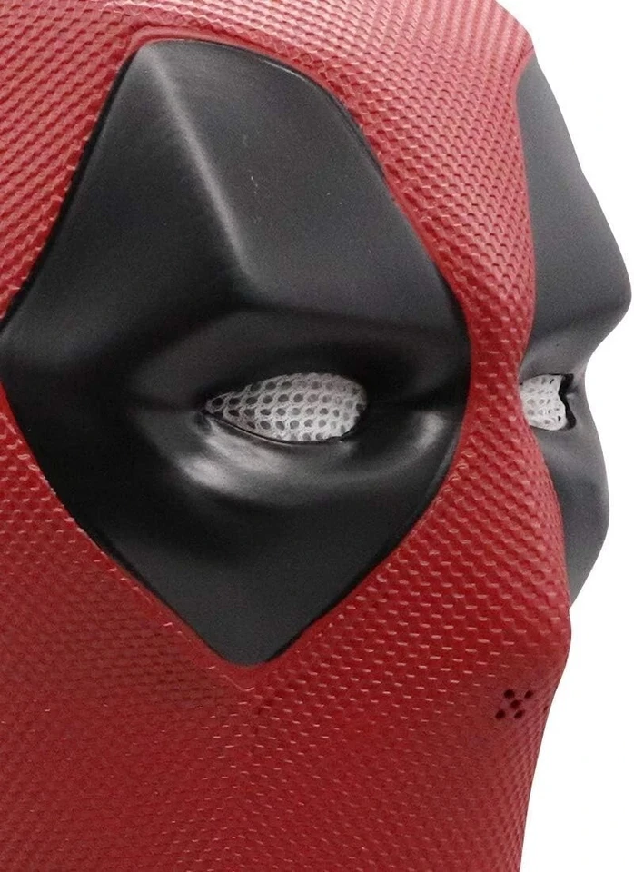 Deadpool Latex Mask - Superhero Cosplay & Halloween Accessory - Image 4 of 4