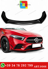 MERCEDES A-KLASSE W177 LIPPE A35 FRONTSTOSSSTANGE SPOILER SCHWARZ AMG SPLITTER