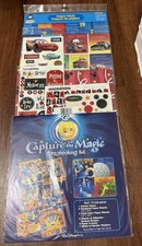 NEW Walt Disney Scrapbook Lot 12x12 Papers Stickers Parks Cars Thomas Train