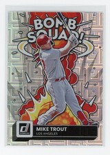 Mike Trout 2022 Panini Donruss - Bomb Squad Vector #BS-8. Los Angeles Angels
