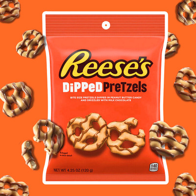 Reese s Dipped Pretzels 120g | Knusprige Brezeln mit Erdnussbutter &