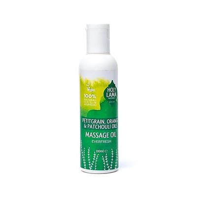 Holy Lama Ayurvedic Massage Oil Everfresh 100ml Natural Relaxation Body Oil