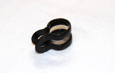 1 x Fahrrad Rücktritt Schelle Sahl Gummiert Rohrschelle   16mm Rücktrittbremse