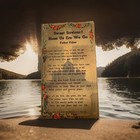 New Litho Holy Card Sweet Saviour Bless Us Ere We Go pray Catholic Father Faber — photo 1