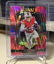 2025 Select Pink Shock Premier Level Ty Johnson #186