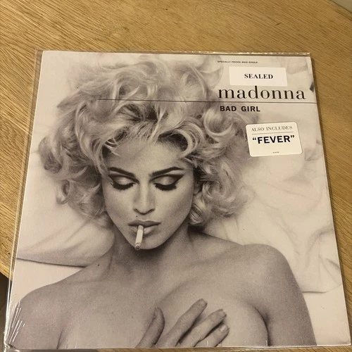 MADONNA-EROTICA-BAD GIRL/FEVER-1992 OG MAXI-SINGLE VINYL RECORD-* Sealed