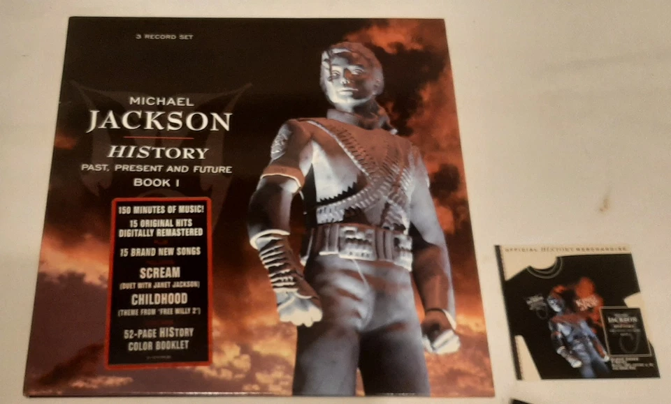 Michael Jackson History Past,Present and Future (3 LP Vinile) 1995 con Booklet - Immagine 3 di 4