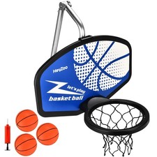Trampoline Basketball Hoop, with Pump and Mini Balls, Easy to Assemble Sturdy...