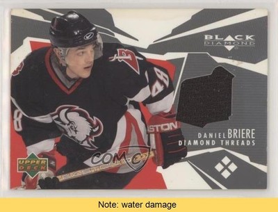 2003-04 Upper Deck Black Diamond Threads Daniel Briere #DT-DB READ 4u7