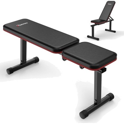 Weight Bench, Flat Bench, Adjustable, 90° Vertical, Incline and Flat Bench Ex...
