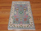 Turkish Oushak Rug,Geometric Multicolored Area Rug,Handmade Bohemian Rug 2.1x3.1 — photo 3