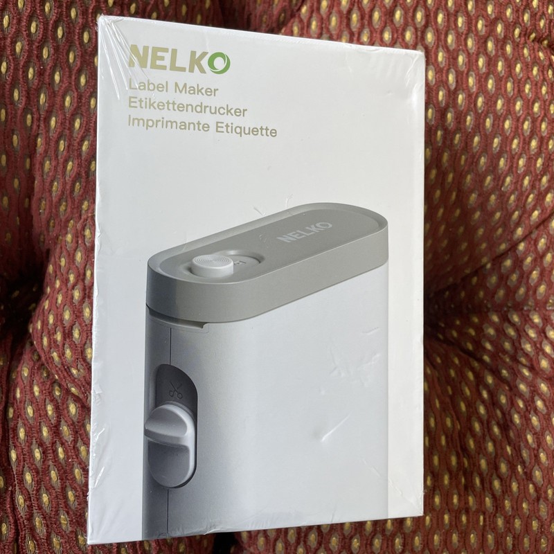 Nelko Label Maker Machine with Tape, P21 Portable Bluetooth Label Printer: NIB