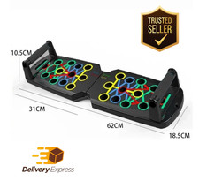 Push Up Rack Board System Fitness Allenamento Allenamento Casa Palestra Esercizi Supporti 28 in 1