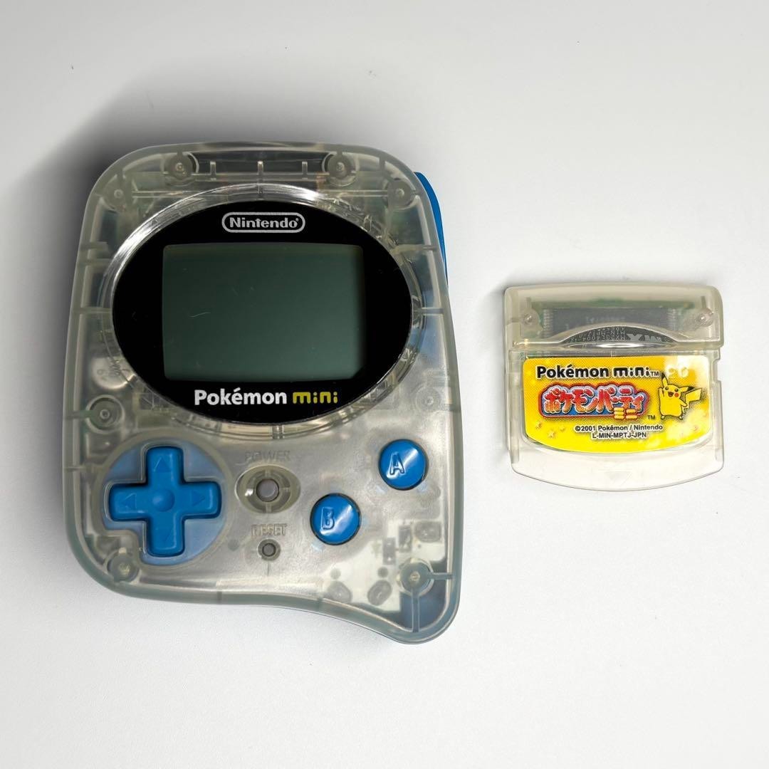 Nintendo Pokémon mini ゲームソフト付き NINTENDO Pokemon Mini Handheld Console & Pokemon Party Used from