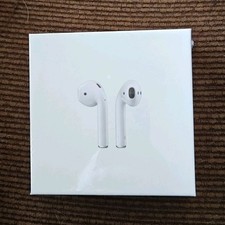 Apple AirPods Wireless Bluetooth In-Ear Earbuds with Built-In Microphone White