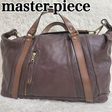 borsa master-piece mini Boston pelle 2WAY tracolla marrone uomo 24027...
