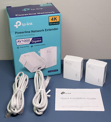 TP-Link TL-PA7017 KIT AV1000 Gigabit Powerline Ethernet Adapter 2-Pack New!