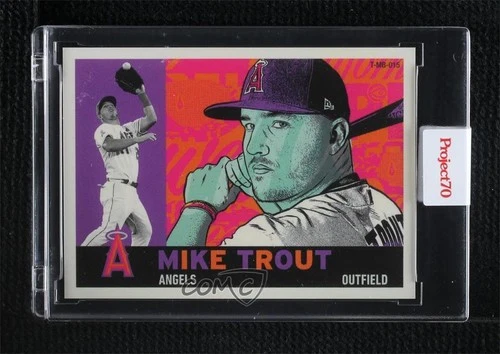 2021 Project 70 Online Exclusive Morning Breath Mike Trout (1960 Topps Baseball)