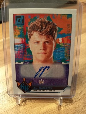 2024 Panini Donruss - Rookie Gridiron Kings J.J. McCarthy #5 Autographs /49