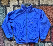 Men’s Vintage 80’s Patagonia Blue Bomber Windbreaker Made In USA Jacket sz L