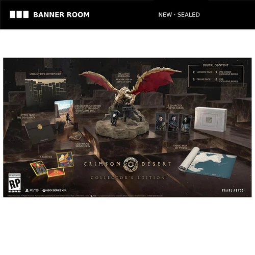 Crimson Desert: Amazon Collector's Edition Xbox Series X NEW SEALED Pearl Abyss